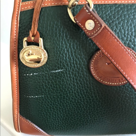 Dooney and Burke Hunter green purse - Picture 3 of 8